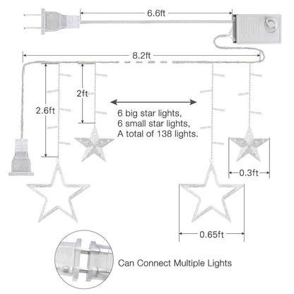 Curtain String Lights.