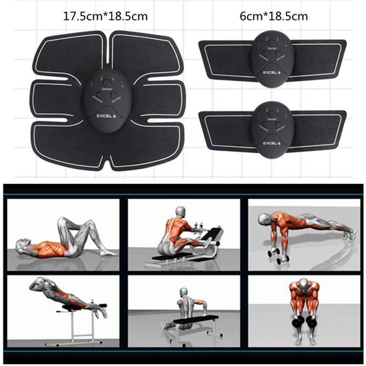 EMS Abdominal Muscle Stimulator Trainer USB Connect Abs Fitness Equipment askddeal.com